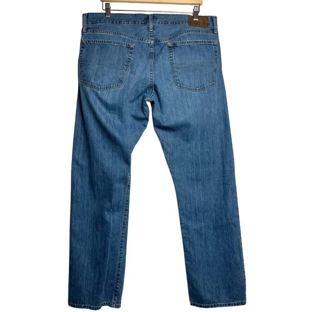 Polo Ralph Lauren Men's Straight Leg Denim‎ Jeans Blue Medium Wash 36x32 Cotton
